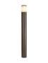 Vendeen Outdoor 90cm Post in a Matt Brown Finish with an Opal Diffuser, IP54 Rated