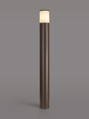 Vendeen Outdoor 90cm Post in a Matt Brown Finish with an Opal Diffuser, IP54 Rated