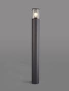 Vendeen Outdoor 90cm Post in an Anthracite Finish with a Clear Diffuser, IP54 Rated