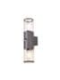 Vendeen Up & Down Outdoor PIR Wall Light in an Anthracite Finish with Clear Diffusers, IP54 Rated