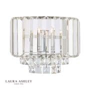 Vienna Wall Light in Polished Chrome with Crystal Decoration - Laura Ashley LA3727746-Q