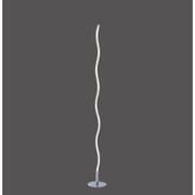 Wallen Single LED Floor Lamp in Satin Chrome