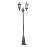 Wexford Twin Lamppost in a Black Finish IP43 - ELSTEAD WX8
