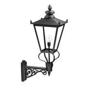 Wilmslow Wall Lantern in Cast Aluminium finished in Black IP23 - ELSTEAD WSLB1