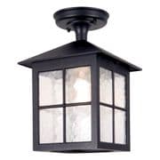 Winchester Die-Cast Aluminium Fixed Porch Lantern in a Black IP43 Rated - ELSTEAD BL18A