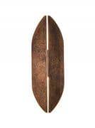 Winsford Outdoor Wall Light in an Antique Copper Finish with Gold Interior, IP54 Rated