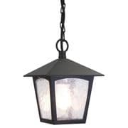 York Die-Cast Aluminium Porch Lantern in Black IP43 Rated - ELSTEAD BL6B