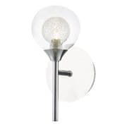 Zeke Wall Light in Polished Chrome with Twin Layer Glass Shades, Switched - där ZEK0750