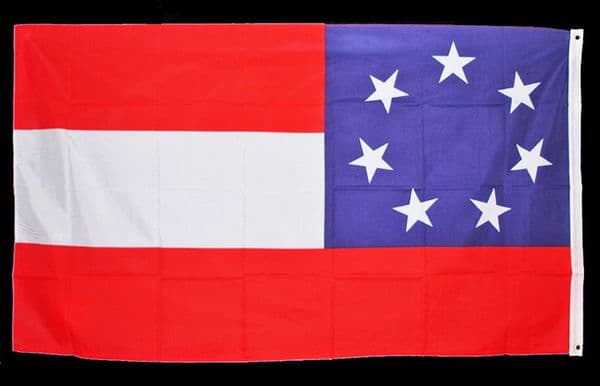 1st Confederate Stars & Bars Flag