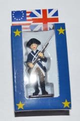All Metal Hand Painted Boxed Continental Infantryman