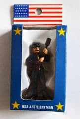 All Metal Hand Painted Boxed Union Artilleryman