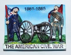 American Civil War 3D Effect Magnet