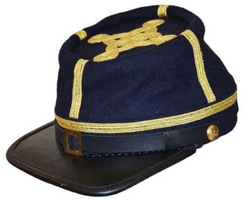 Blue Confederate General's Kepi