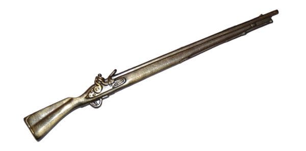 Brass Model Revolutionary War Flintlock Musket