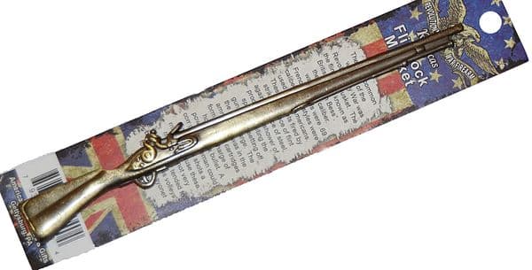 Brass Model Revolutionary War Flintlock Musket