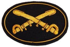 Cavalry Officers Deluxe Hat Insignia Badge