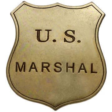 Classic US Marshal Badge