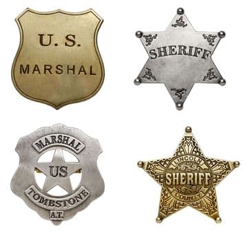 Classic Western Badges Set A