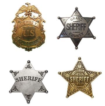 Classic Western Badges Set B