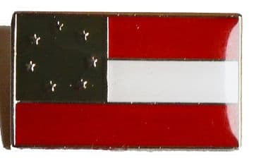 Confederate 1st National Flag Badge