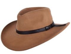 Confederate Butternut Slouch Hat Plain Or With Badge And Cord Set Of Choice