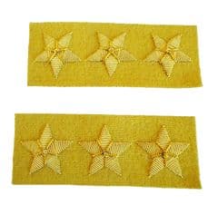 Confederate Cavalry Colonel's Collar Insignia Set