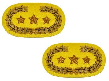 Confederate Cavalry General Collar Insignia Set 2