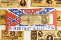 Confederate Currency Battle Set