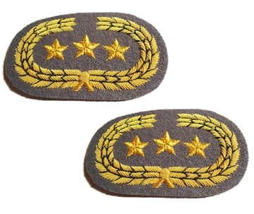Confederate Infantry Generals Collar Insignia Set