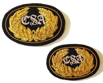Confederate Officers Insignia Badge Set