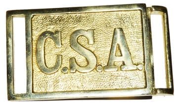 Confederate Officers Rectangular Belt Buckle