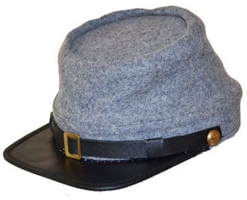 Confederate Plain Grey Classic Kepi