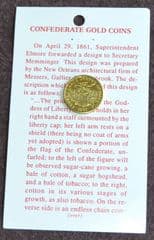 Confederate Replica $5 Dollar Coin