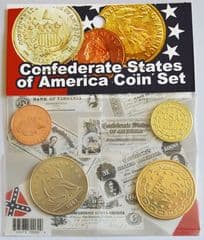 Confederate Replica Coins Set