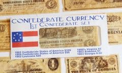 Confederate Replica Currency 1st Set