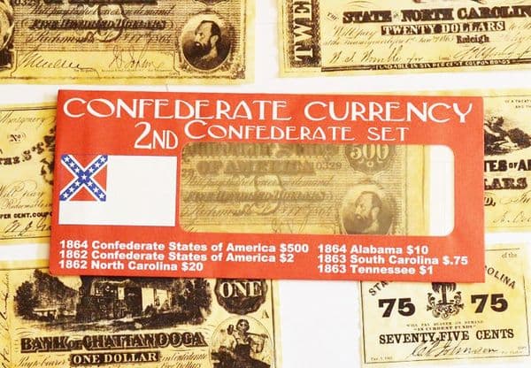 Confederate Replica Currency 2nd Set