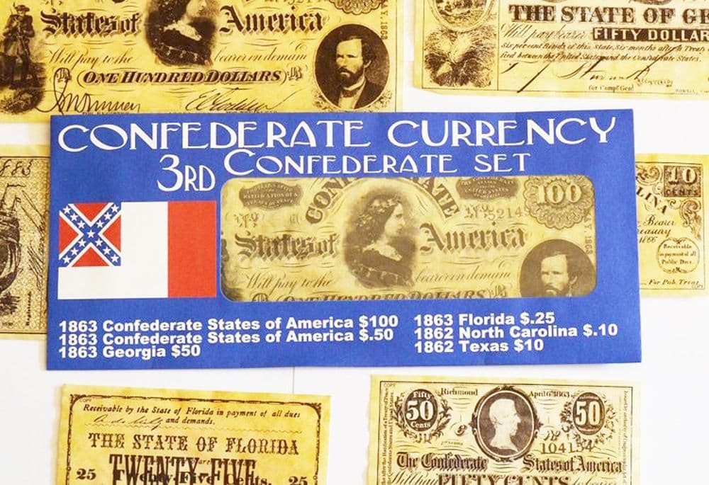 Confederate Replica Currency 3rd Set