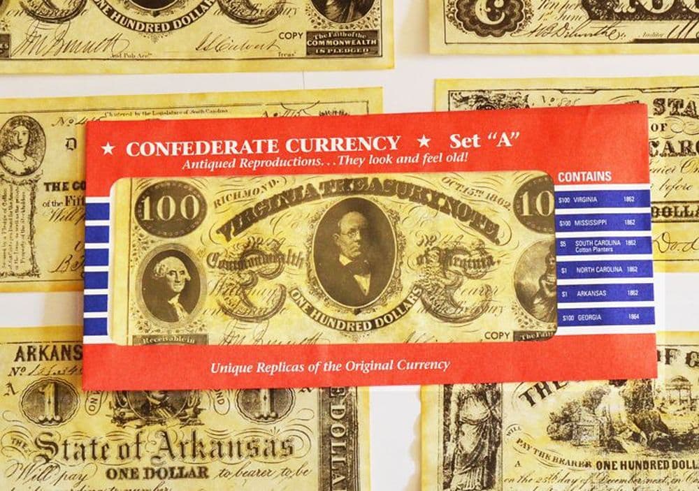 Confederate Replica Currency Set A