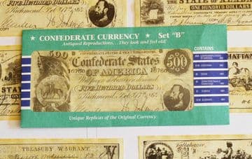 Confederate Replica Currency Set B