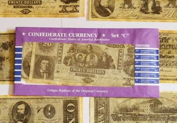 Confederate Replica Currency Set C