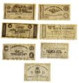 Confederate Replica Currency Set D