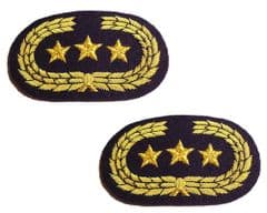 Confederate Staff Generals Collar Insignia Set