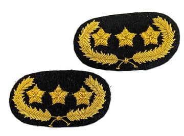 Confederate Staff Generals Collar Insignia Set 2