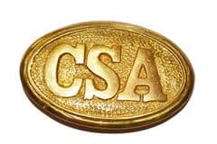 CS Confederate Cross Belt  Buckle
