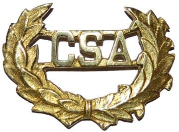 CSA Laurel Leaves Officers Insignia Badge