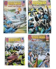 Epic Battles of The Civil War Volumes 1 - 4  Marvel Historical Comics