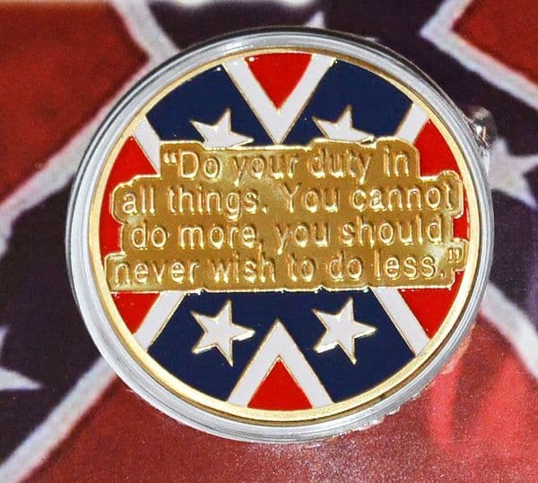 Gold Coloured General Robert E Lee Collectors Coin