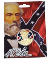 Gold Coloured General Robert E. Lee Collectors Coin