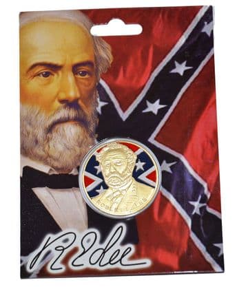 Gold Coloured General Robert E. Lee Collectors Coin