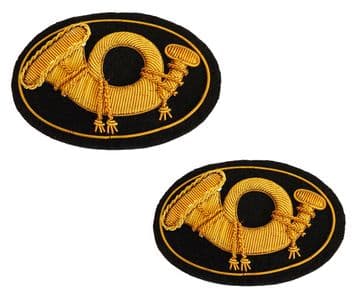 Infantry Officers Deluxe Kepi & Hat Insignia Badge Set